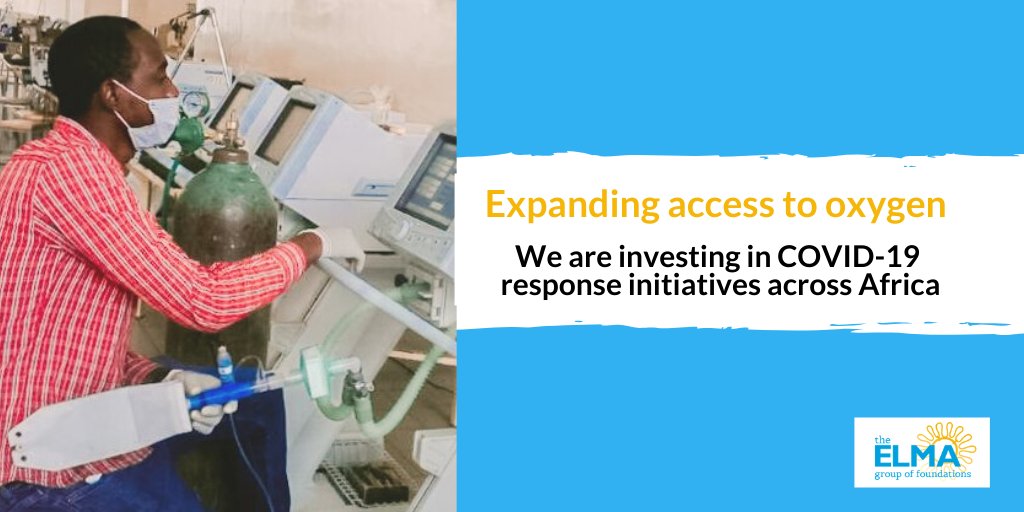 ELMAPhilanthro's tweet photo. A lack of sufficient #oxygen supplies in #Africa requires expanding access to respiratory support in order to properly treat #COVID19. Explore our COVID-19 support grants: https://t.co/BrGYAtbZBi #OxygenForAfrica https://t.co/Q0UZRbNFbd