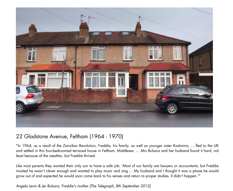 Check out where Freddie Mercury lived! All photos taken for my university final year project :) There is even a blue plaque here now! #blueplaque #FreddieMercury #Queen #universityproject