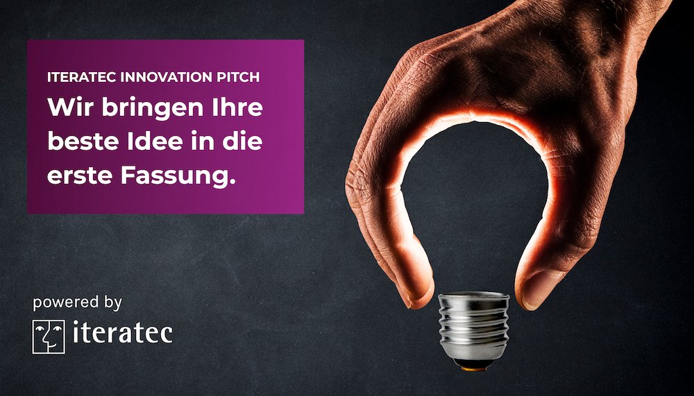 Haben Sie eine großartige Idee, die Ihr Unternehmen voranbringen kann, aber Ihnen fehlen die Ressourcen die Idee umzusetzen? Wir helfen kostenfrei, z. B. mit unserer Kompetenz in Bereichen wie #Blockchain, #KünstlicheIntelligenz und #IoT: iteratec.de/innopitch/