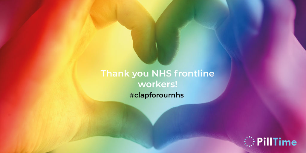 #Thankyouthursdays 🌈💙

From all the PillTime team, we'd like to say a huge thank you to NHS frontline workers. Each day, you incredible people go above and beyond to care for people fighting COVID-19. We are forever indebted to you.💙 #loveournhs #frontline