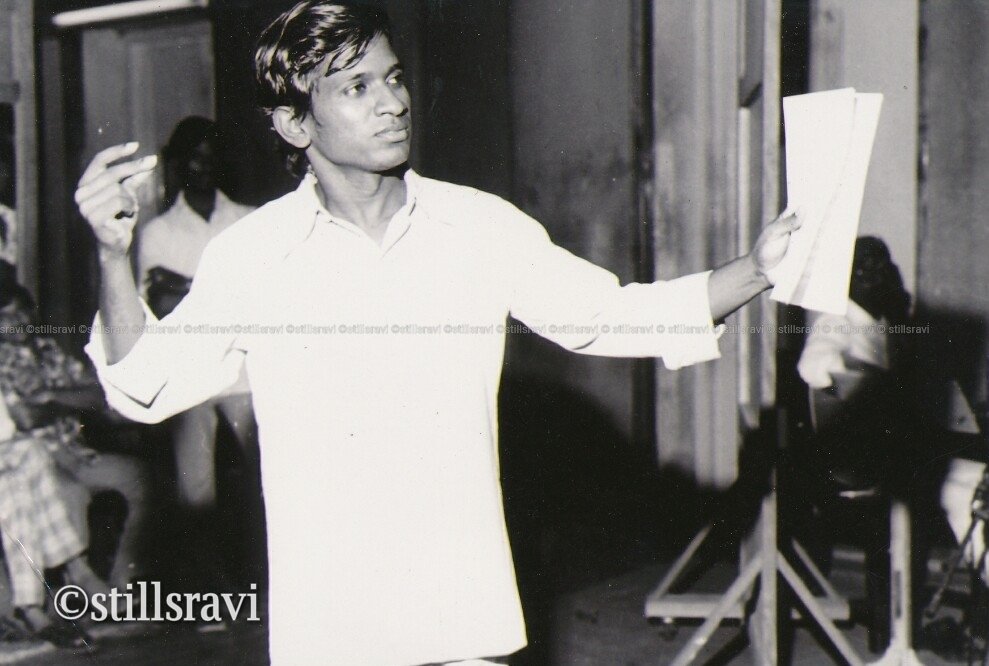 Maestro illayaraja @ first day recording of Annakili
