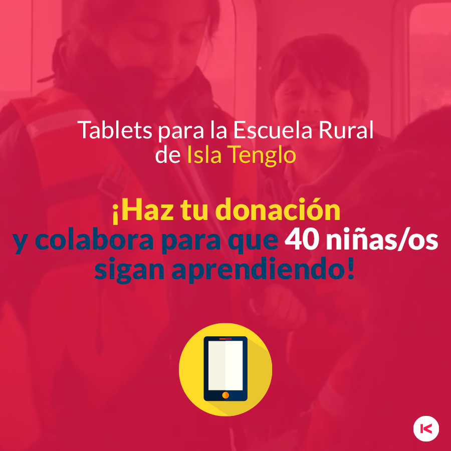 ¡Ayúdanos a conseguir tablets para que los niños de la Escuela "La Capilla" de Isla Tenglo sigan estudiando! ¿Cómo? Haz tu donación AQUÍ: bit.ly/tablets-para-t…
Comparte este tweet para que lleguemos a la meta... ¡Contamos contigo! 👊

#AprendoEnCasa
#QuédateEnCasa