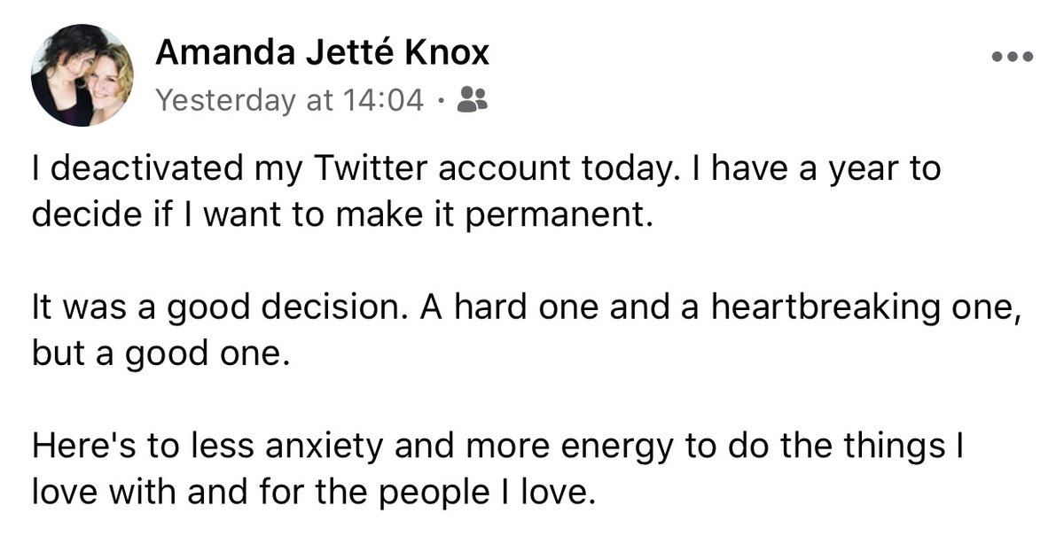 amanda jette knox, its entirely possible to "hand back the mic" w/o leaving. ego & self-centredness is what ran u off. thats your work to do.until u take ownership & responsibility for yr transmisogyny & seek out guidance on how to repair harm, do us a favour & dont come back.