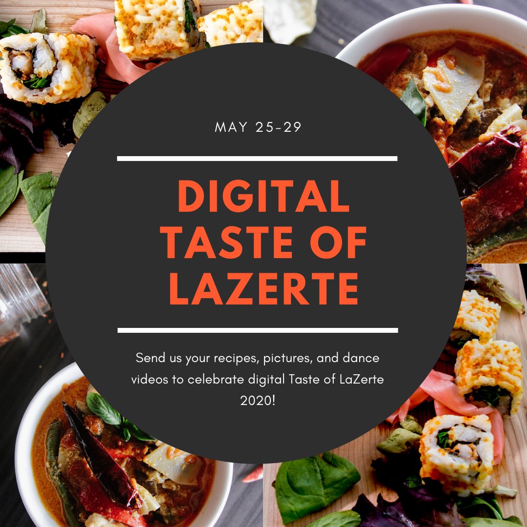 LaZerteLeaders's tweet image. Voyageurs! We are hosting a digital Taste of LaZerte and we need your help! Any current students, staff, or alumni that would like to submit dance videos, pictures in cultural wear, photos of you with a flag, or favourite recipes, please send them to Courtney.wald@epsb.ca!