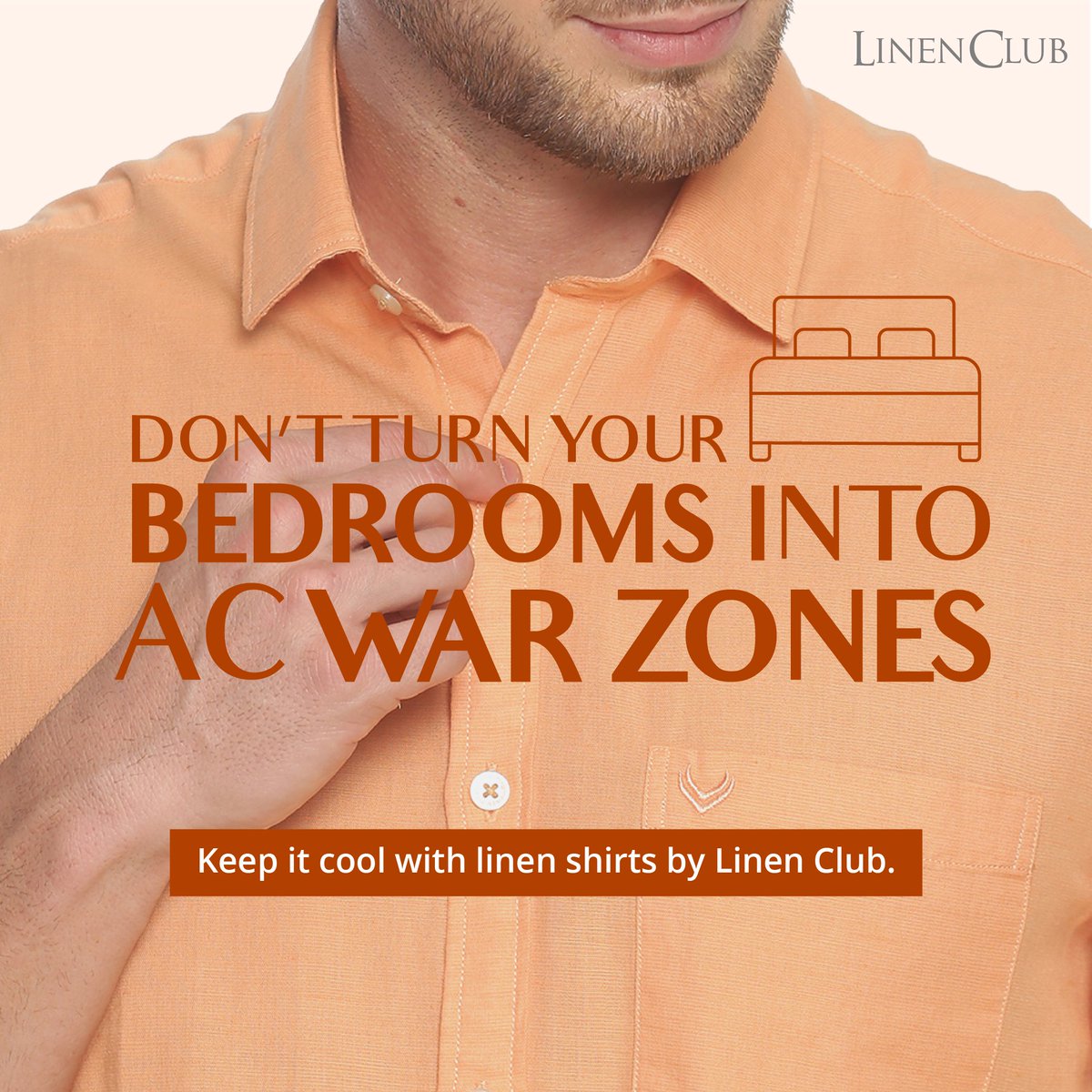 LinenClub's tweet image. In a house where people wear linen, there is no room for an AC war. The breathable property of linen makes it extremely comfortable and light on the skin. So next time, dress up in linen by Linen Club and make peace with your loved ones in style.
.
#LifeinLinen #LinenClub #ACWars