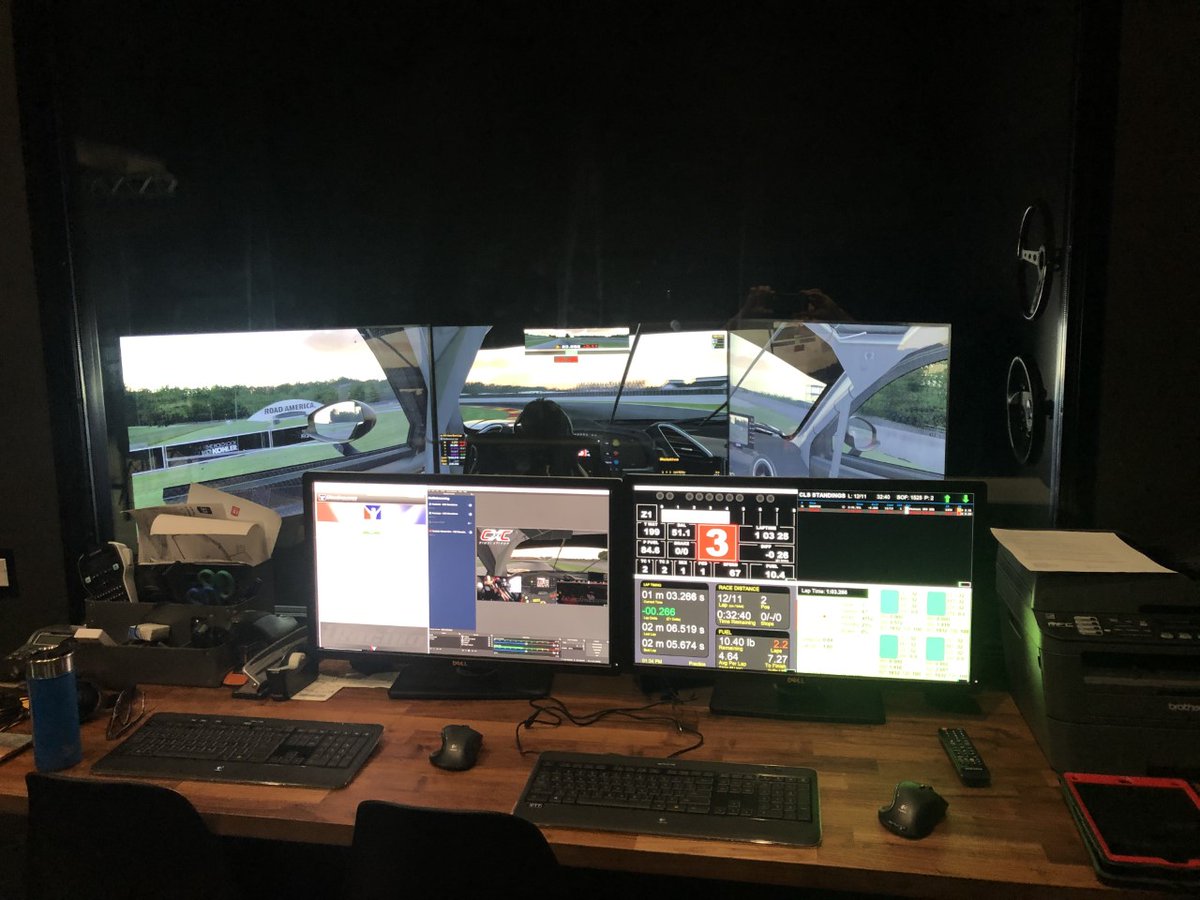 Today, <a href="/joelmilleracing/">Joel Miller</a> will take part in the IMSA iRacing Challenge from virtual @RoadAmerica here at CXC Simulations. Joel's video and audio will be streamed beginning at 5:00 PM EST to the CXC Facebook page.