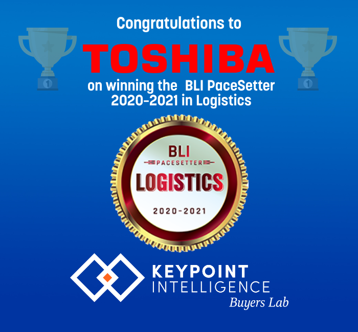 Great job by <a href="/ToshibaUSA/">Toshiba</a>, winning a BLI PaceSetter Award in logistics!