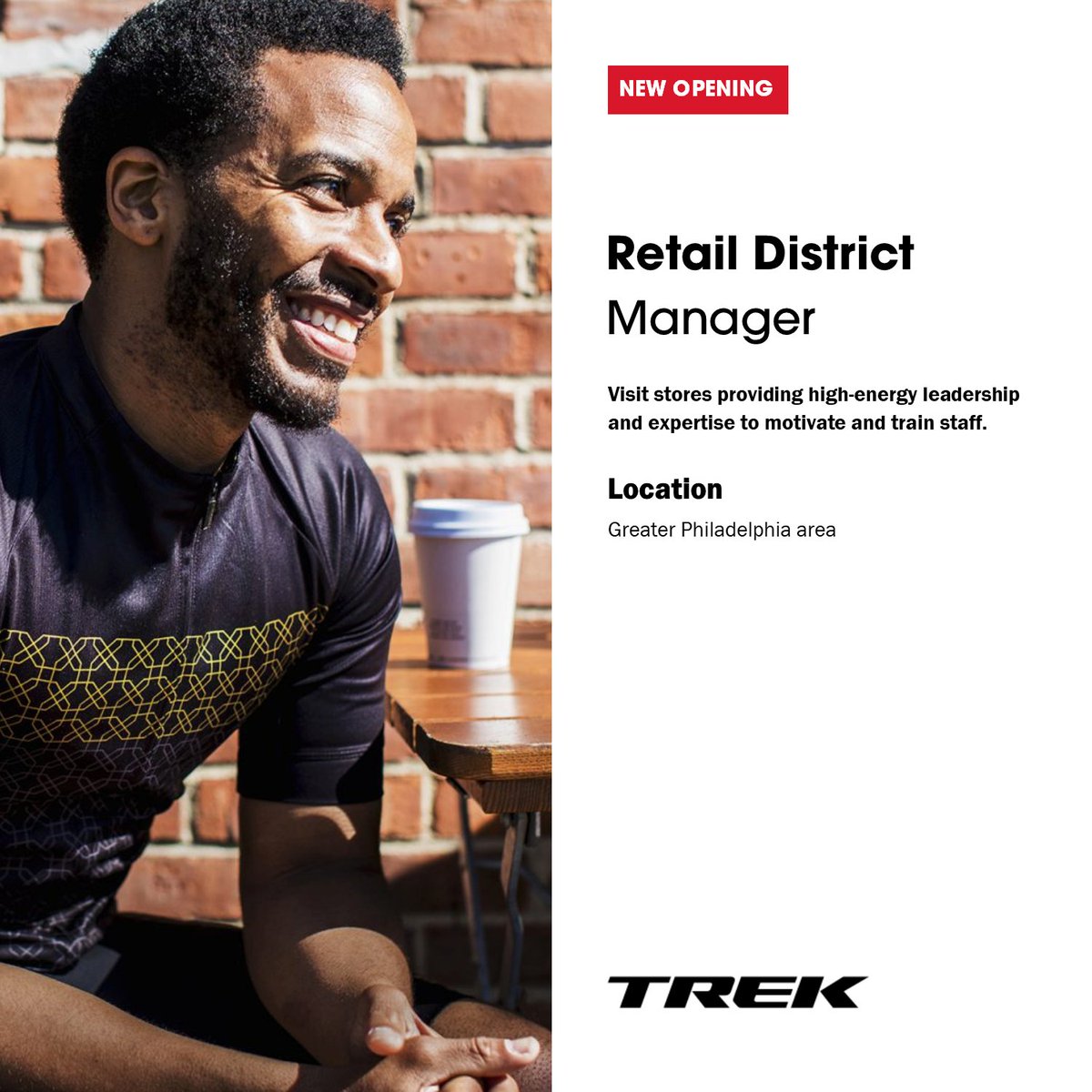 #NewOpening
Ride bikes. Have fun. Feel good. #WorkForTrek
Join our team! Learn more lnkd.in/eKDqqj2