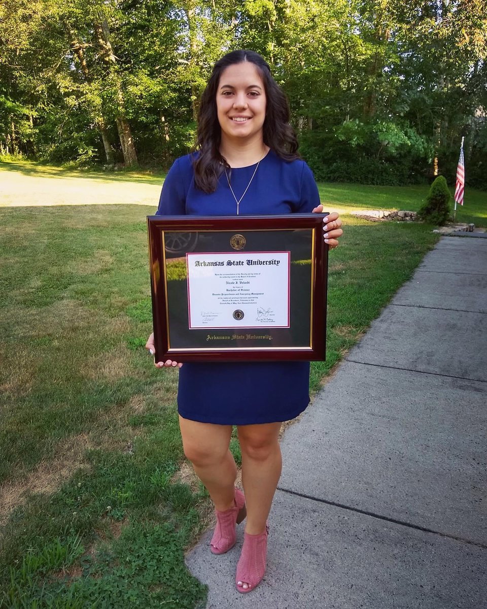 astate_dpem's tweet image. Nicole Velardi is our featured graduate today. Nicole is graduating with a Master of Science in DPEM. Head over to our FB or Instagram page to read more about Nicole and her plans after graduation! #WolvesUp #DPEM
