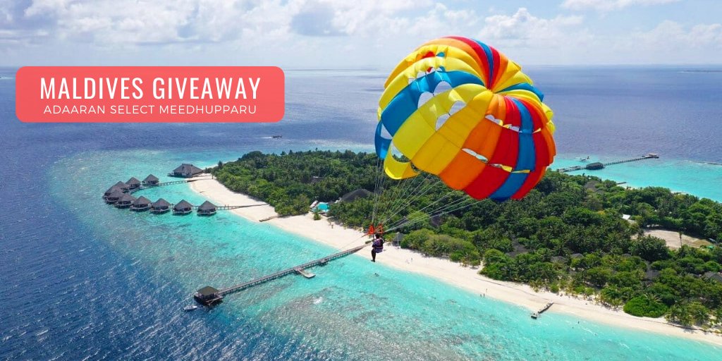 Win a FREE trip to #Maldives!😱🤩

We are giving away 3 nights stay for 2 on premium all inclusive basis at Adaaran Select Meedhupparu (international flights NOT included) with return seaplane transfers.

Simply retweet this tweet &amp; follow us <a href="/traveltrademv/">Travel Trade Maldives</a>