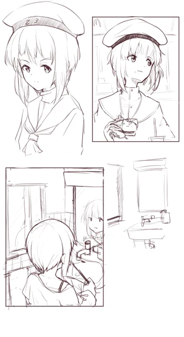 いくつか書いたラフというか落書きがたまったので投下 