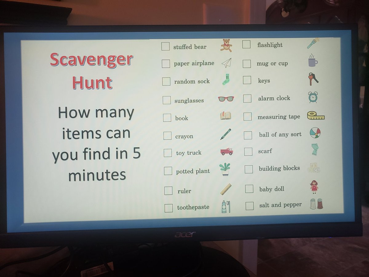 stacyrsalter's tweet image. Last day of remote learning Scavenger Hunt! Even Ms. Kirschner joined in our hint.  @kokomo41 #RemoteLearninginHenry @WCE_HCS