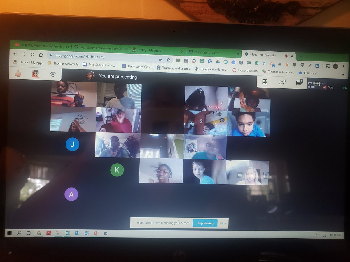 stacyrsalter's tweet image. Last day of remote learning Scavenger Hunt! Even Ms. Kirschner joined in our hint.  @kokomo41 #RemoteLearninginHenry @WCE_HCS