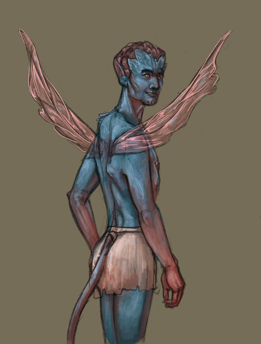 RinusArtist's tweet photo. Can I offer you some fairies in these trying times?

#nsfw #gay #fantasy #bara https://t.co/uVVTbkNNFq
