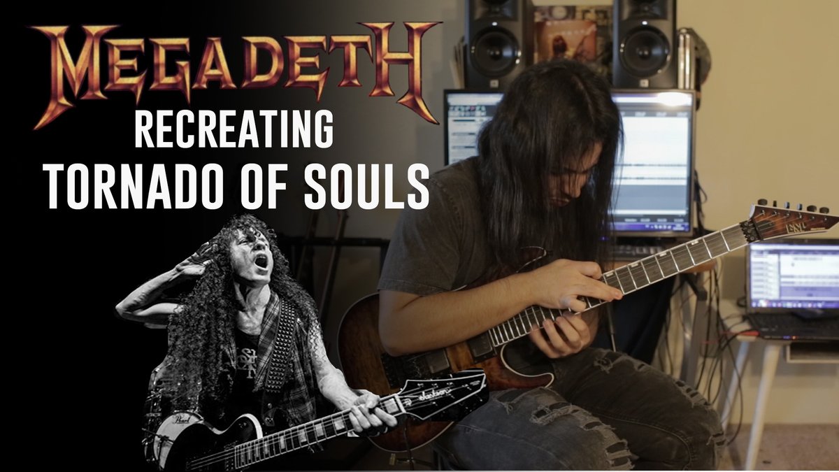 LuisKalil_'s tweet photo. New video - my version of Tornado of Souls @Megadeth @marty_friedman @KikoLoureiro link: https://t.co/WgFMefvlWb https://t.co/RlMMmI8mAI