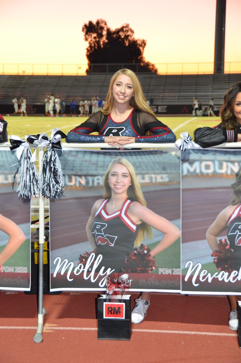coachbrandau1's tweet photo. Senior Spotlight 

         Molly Bunker

Activities/Sports: Varsity Pom 2 years, dance and Biomedical STEM 4 years.
Plans after graduation: Attending ASU to study Biology and become a high school teacher.
Hobbies: Reading and hanging with family and friends.
#RMSeniors2020 https://t.co/hIiYuTzo0h