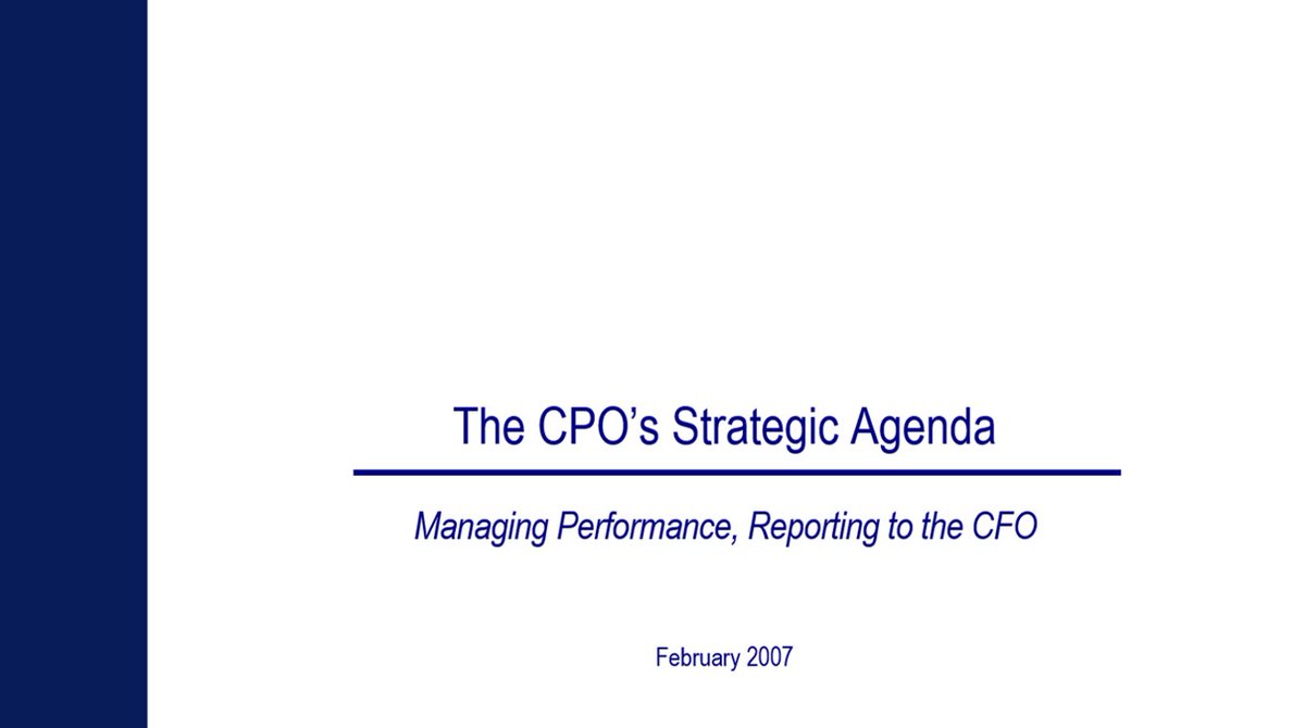 When it comes to #performancemanagement, has # procurement moved the ball forward? We report, you decide... <a href="/CJD_Ardent/">Christopher J. Dwyer</a>   cporising.com/2020/05/14/thr…