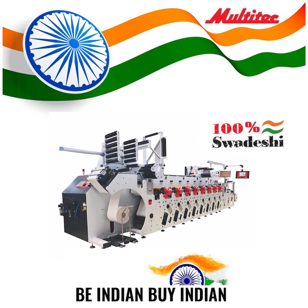 Proudly supporting the Indian supply chain 
#beindianbuyindian #localkovocal #AatmanirbharBharat 

#labels #flexiblepackaging #Packaging #SupplyChains #printing #flexo #digitalprinting