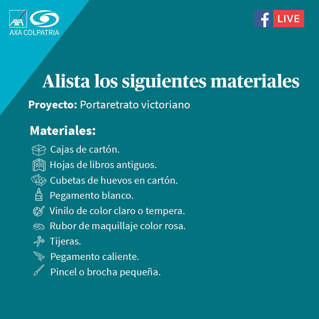 AXACOLPATRIA's tweet photo. ¡Reúne a tu familia y seamos juntos artistas en casa! 🎨🖌 

Te invitamos a conectarte este sábado 16 de mayo a las 11:00 a.m. desde nuestro Facebook para crear un proyecto para decorar tus espacios. Invitada especial: Diana María Escobar - Diseñadora Gráfica y Tallerista. https://t.co/sGqoHMmqCj