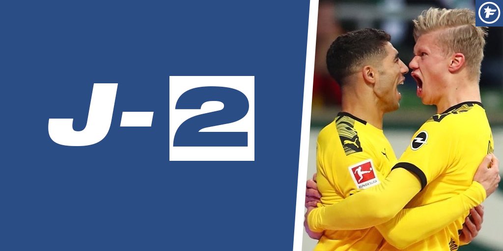 footmercato's tweet photo. J-2️⃣ avant le retour du football et de la #Bundesliga 🇩🇪🔥 https://t.co/xFkgKJeRdb