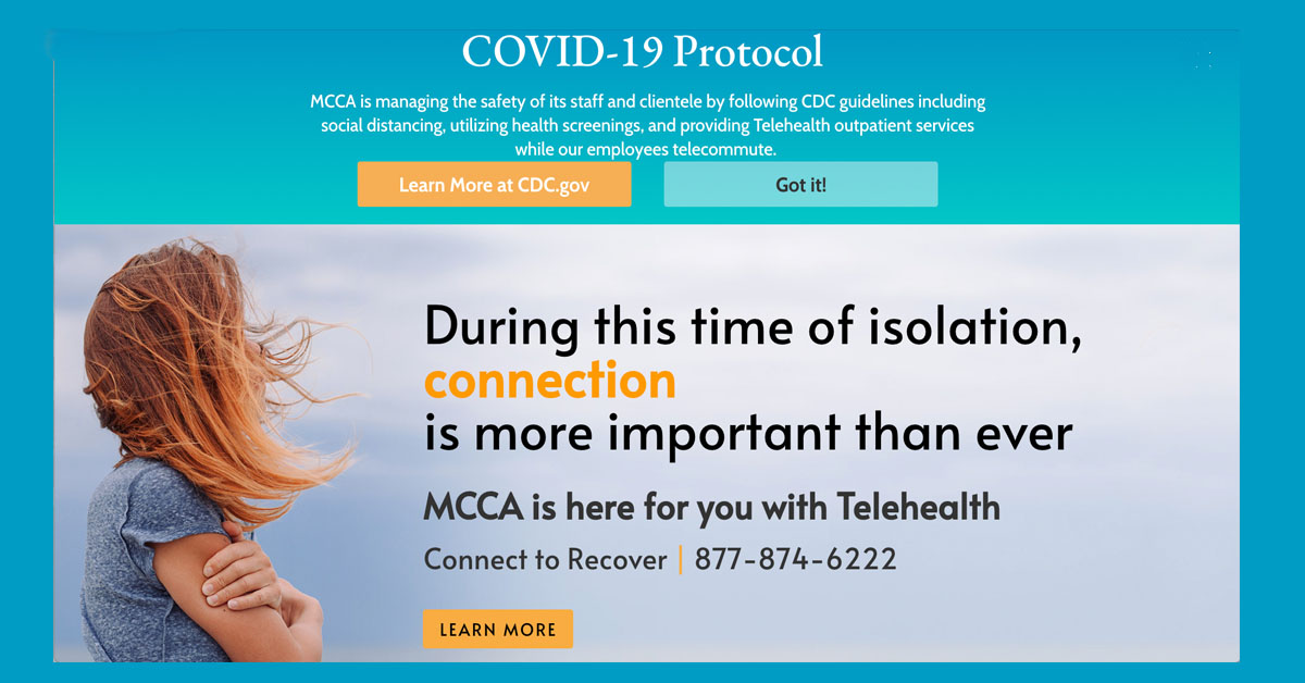 FriendsOfMCCA's tweet photo. #CONNECT AND #RECOVER. Get help from the comfort of your own home with #TELEHEALTH. Call 877-874-6222 or go to: https://t.co/3k88cU7RCu. #ADDICTION #RECOVERYISPOSSIBLE https://t.co/QAdyIXkli7