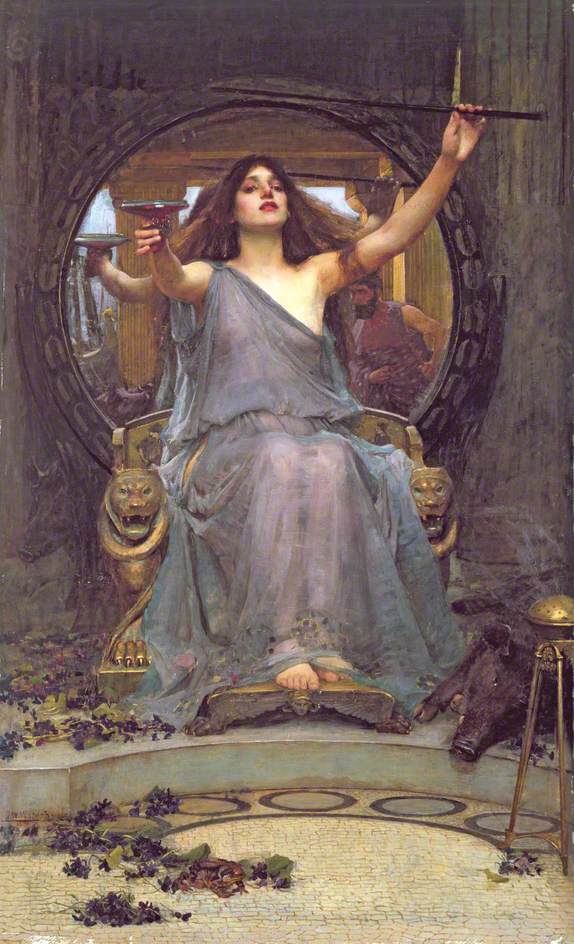 artukdotorg's tweet photo. One of the most magical paintings has to be Waterhouse's #Circe. Circe is known as a nymph who changes men into beasts in Homer's Odyssey. #CuratorBattle #MostMagicalObject 

'Circe' by John William Waterhouse (1849–1917) 📸Bridgeman Images. @GalleryOldham https://t.co/i1pCJClE87