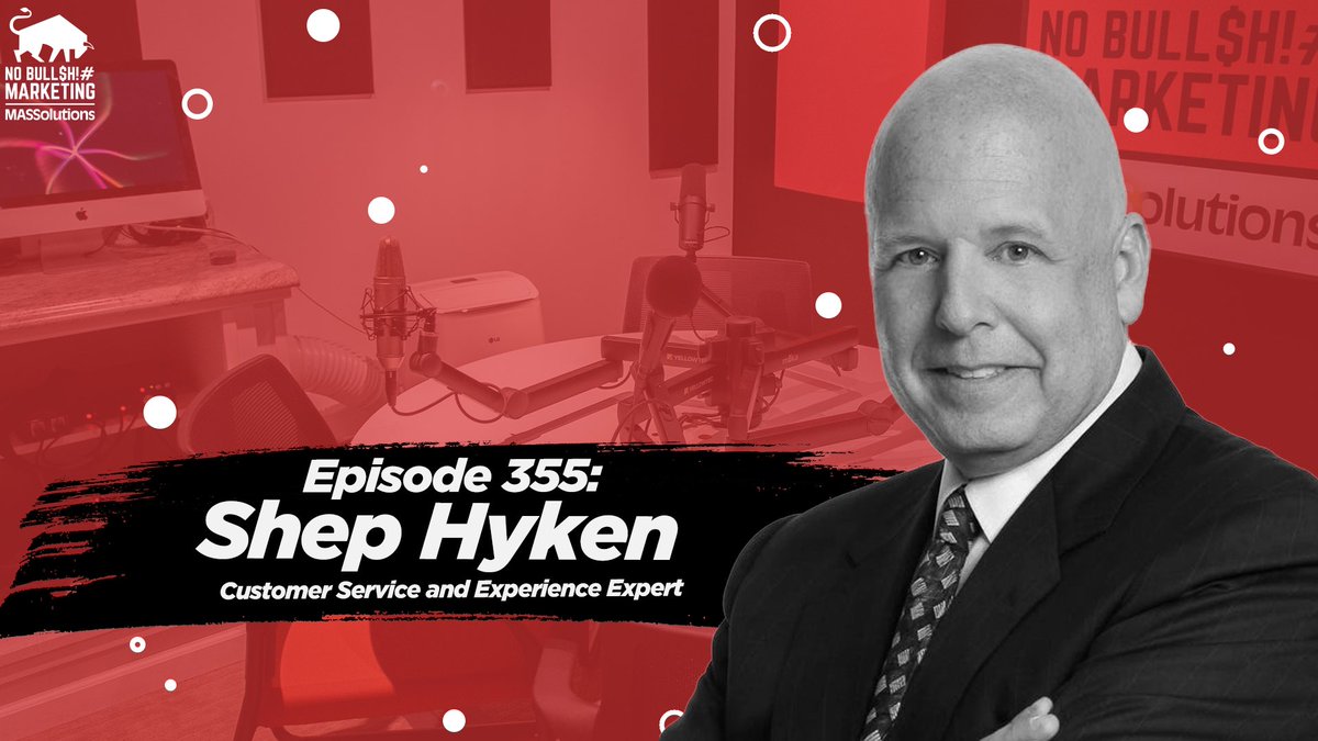 It was my absolute pleasure to have <a href="/Hyken/">Shep Hyken</a> back on the #NoBSMarketing Show!

His episode aired this week and I highly suggest you grab a pen and paper or open the Notes app on your phone to jot down the valuable insights he shared. 

Listen ➡️ bit.ly/3bygyrN