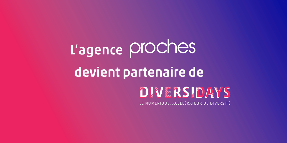 diversidays's tweet photo. 6️⃣ On vous annonce l'arrivée d'un nouveau membre dans la famille #Diversidays, l'agence @agenceProches devient notre nouveau partenaire en relations publiques #RP ! On en profite pour remercier encore @TBWACorporate pour son soutien depuis le début #TBWAFamily ❤️🙏 https://t.co/oEFHVi7wS0