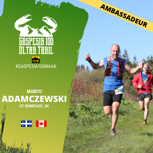 GaspesiaEvents's tweet photo. Défi Gaspesia 100 Naak – Grand déconfinement des ambassadeurs

Marco Adamczewski est le type de coureur qui sait donner du sens à ses kilomètres. 

#gaspesia100naak #gaspésie #30jours30ambassadeurs #30days30ambassadors #merci https://t.co/w0Byve1YvO