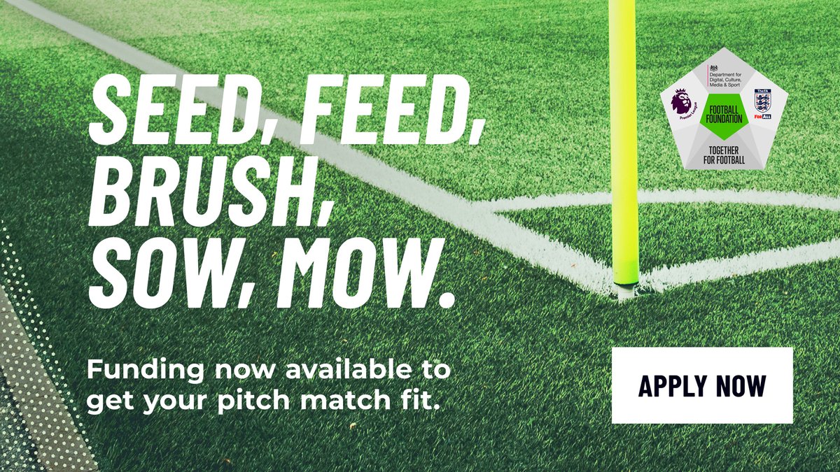 We know these are challenging times for clubs, not knowing when football will be able to start again. The Pitch Preparation Fund from <a href="/FootballFoundtn/">Football Foundation</a> is here to help, with grants to get your pitches ready for action. Apply today ➡️ bit.ly/HFA-PPF