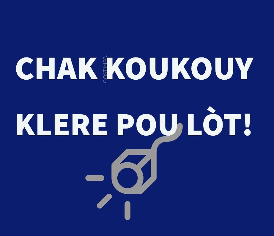 timvalda_'s tweet photo. Enjistis kont yon moun se yon menas pou tout moun. Enjistis yon kote, se yon menas pou tout kote. Kanpe pou respè. Kanpe pou la jistis! #klerepoulot #chanjeDiskouYo #ChanjeMantalite https://t.co/iV77QCvZYd