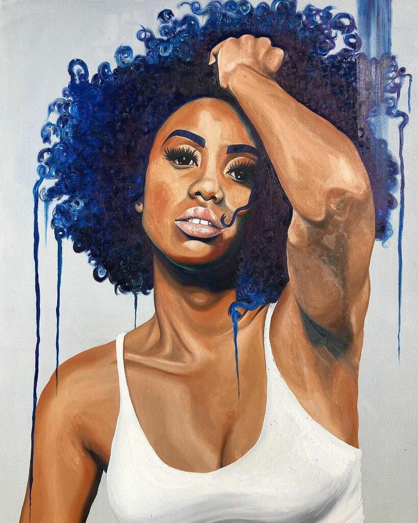 blackartgang's tweet photo. 💁🏾‍♀️👑
.
Black Art Gang certified 💚🤟🏿 Created by @samanthadenniis 🎨
.
Tag your art #blackartgang to get your work featured 😎
____

#blackart #melaninmagic #blackartmatters #afroart #melaninart #artgallery #africanart #artcollectors #blackqueen #afroc… https://t.co/I8MJ7aC1Tu https://t.co/rp4Pjy389k