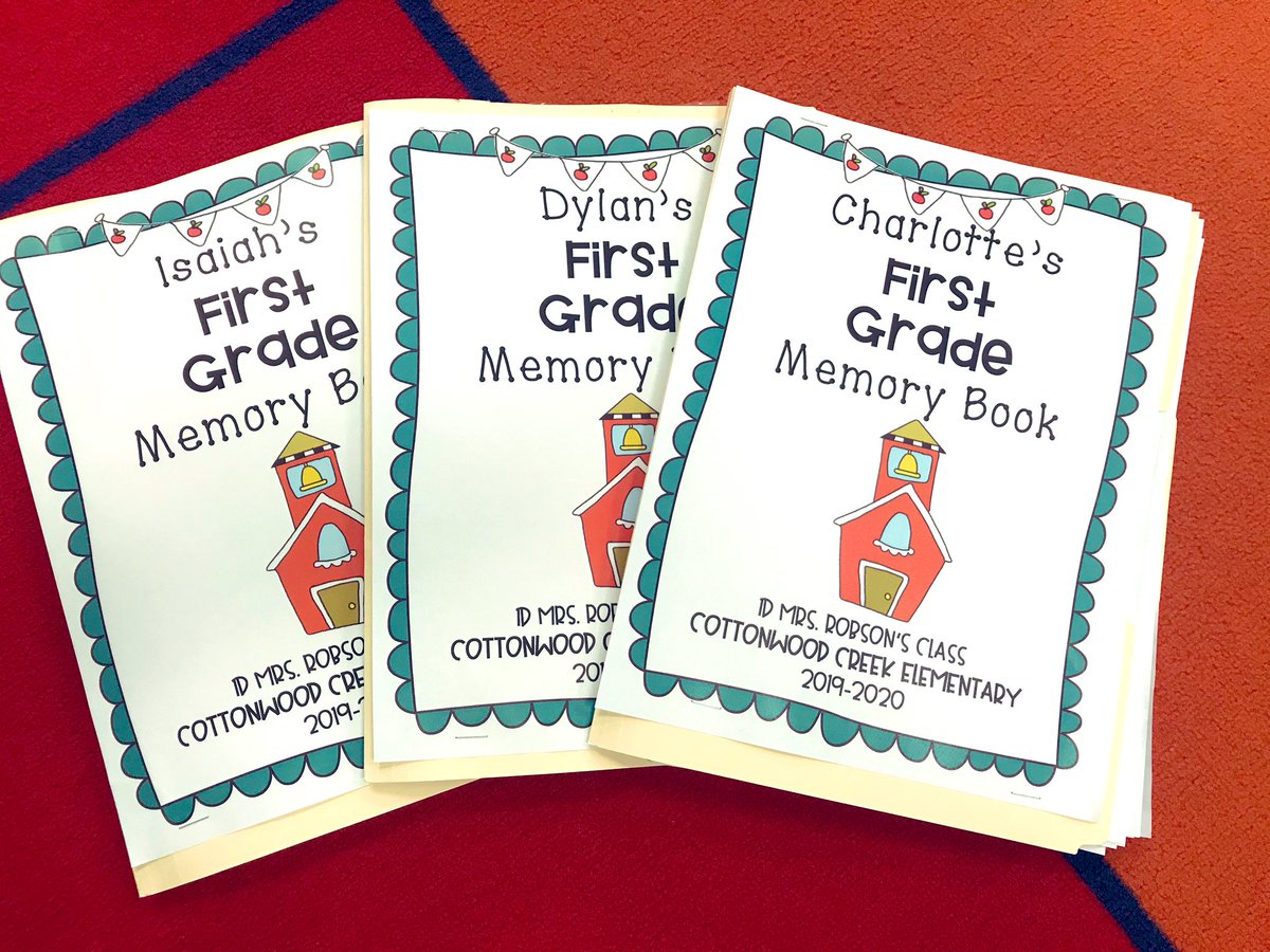 MrsRobsonsClass's tweet photo. Looking at these memory books makes me SO proud of all the things we accomplished in 1D this year. I miss all my learners more than they know. I hope they will always know the special place they hold in my ❤️. They are going to do BIG things! @Coppellisd @CCEColts https://t.co/XgbIP5ZQus