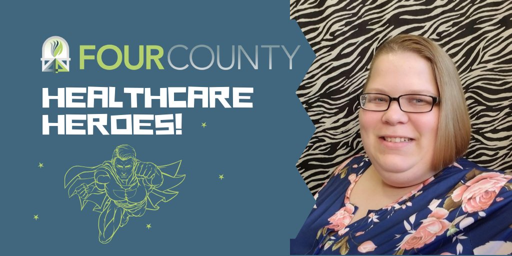 FourCountyInfo's tweet photo. Fortunate to have many #HealthcareHeroes we'd like to recognize Natasha Duncan, a Client Care Specialist. On 5/6/20 a client was choking, Natasha intervened administering the Heimlich, dislodged the object, &amp; the client made a full recovery! TY for your dedication Natasha! https://t.co/7OjSU74OAj