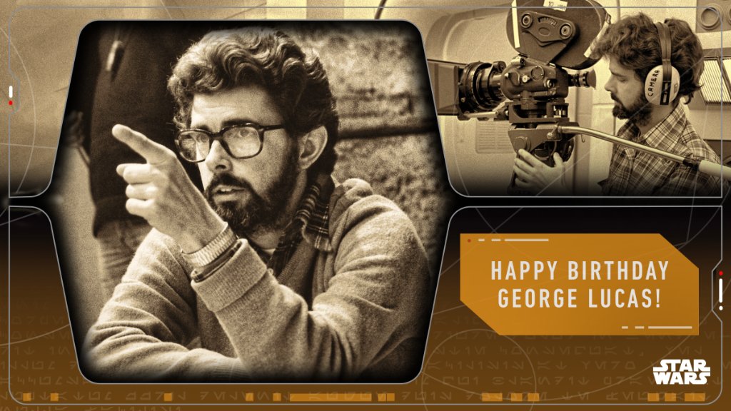 Thank the maker! Join us in wishing the great George Lucas a happy birthday today.