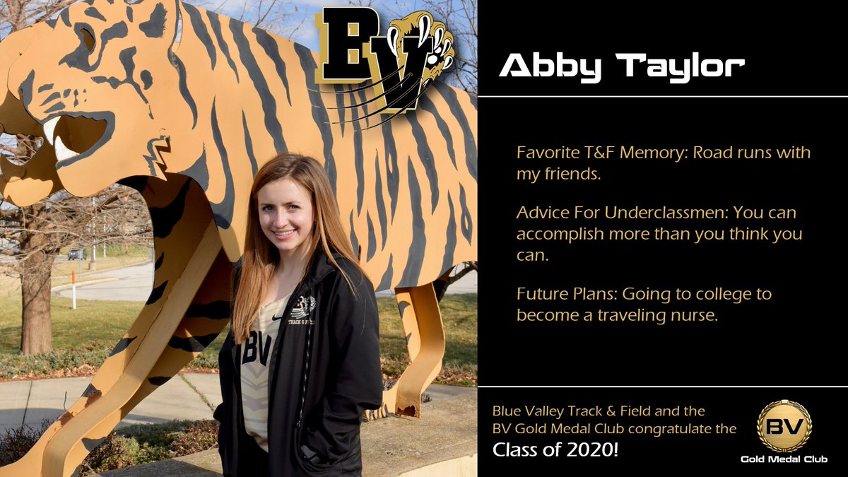 BvMedal's tweet photo. Abby Taylor #ClassOf2020

@BVHSTrack
@bvtigernews https://t.co/62dwff3alz