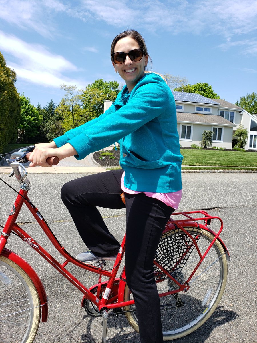 lambrinos's tweet photo. Riding to "work" for Thompson's 3rd annual ride your bike to day. 🚲 When can we do it for real? 😟 @ThompsonMSpride #MTPSpride https://t.co/1G26m86pxZ