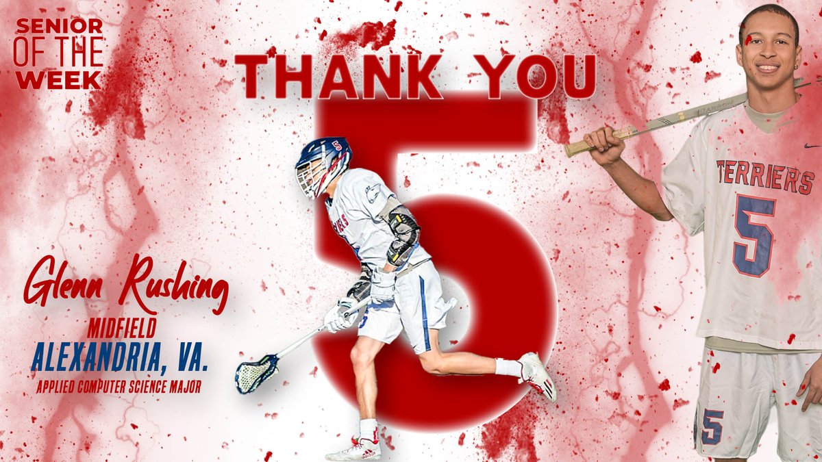 Hiram_Athletics's tweet photo. #SeniorsoftheWeek: @hiramcollegelax midfielder Glenn Rushing

A two-sport athlete, Rushing played in 11 games over two seasons for the Terriers' men's lacrosse team, tallying two ground balls and three caused turnovers.

#TerrierNation | #d3mlax | #RingIT🔔 https://t.co/CienjQlZFx