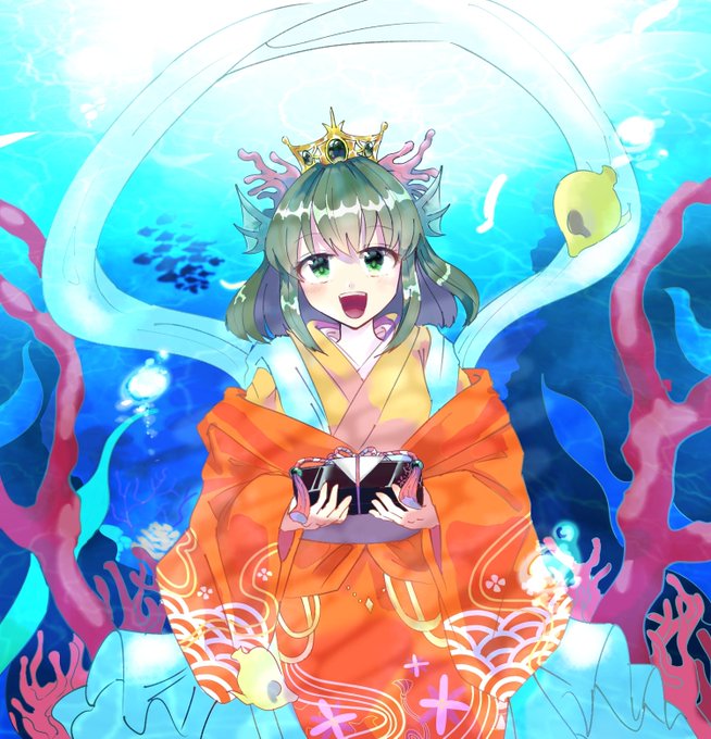 最も好ましい 乙姫 様 イラスト 乙姫様 イラスト