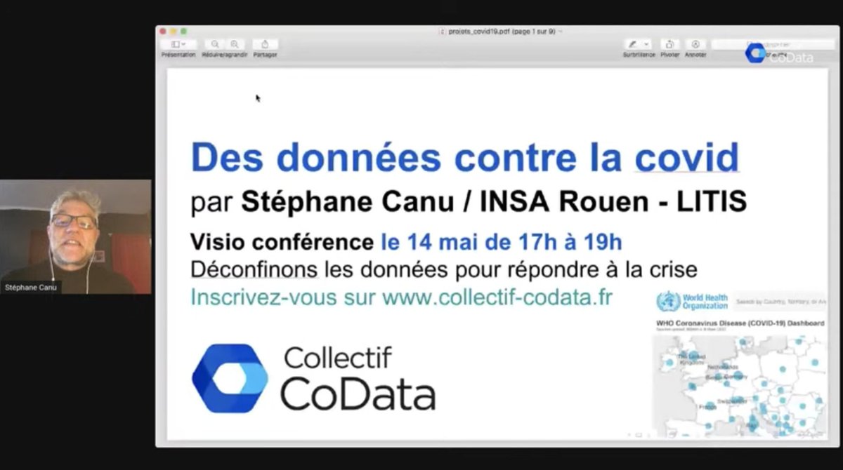 CollectifCoData's tweet photo. Tour de toutes les initiatives avec Stéphane Canu
Retrouvez-nous sur "Déconfinons les données pour répondre à la crise" en LIVE !
https://t.co/Q42B0r7v8z
#Data #IA #Covid19 #CollectifCoData https://t.co/AdU6TcXzsR
