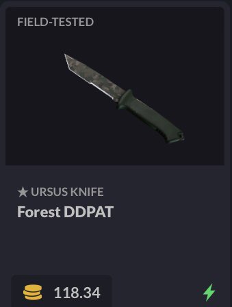 ($118) Ursus Knife | Forest DDPAT FT🎁 #CSGOGiveaway 

To enter:
- Retweet + Tag 2 Friends
- Follow <a href="/YtZlashy/">Zlashy</a> &amp; <a href="/CSGOHurzy/">CSGOHurzy</a> 

Winner will be picked in 72Hours!
Goodluck🙏