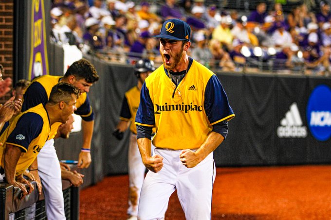 QUAthletics's tweet photo. 2020 Boomies | 📸 Action Shot of the Year

Winner ➡️ @TheQBaseball

#BobcatNation | @QuinnipiacSAAC https://t.co/brRcImS1qu