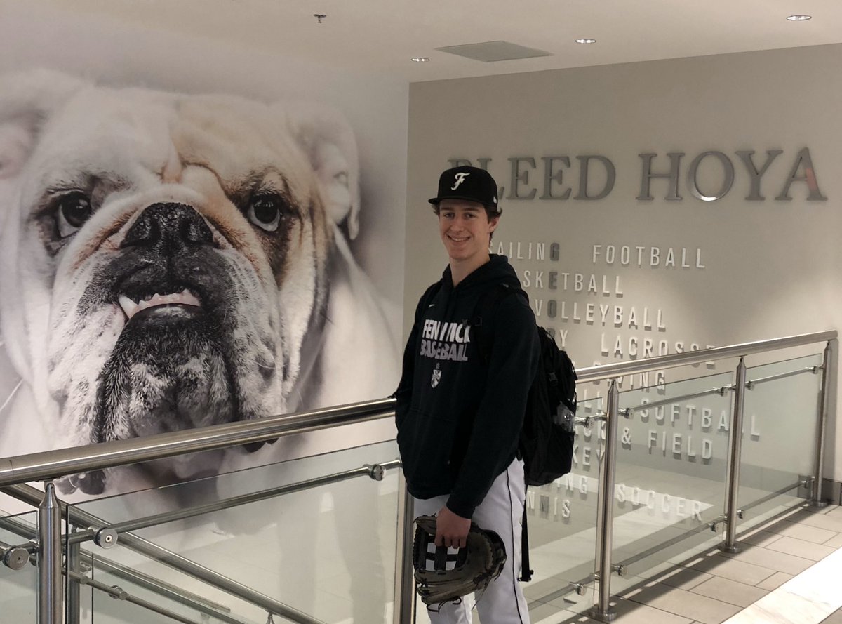 ClarkEvan15's tweet photo. I am beyond excited to announce that I will be continuing my academic and athletic career at Georgetown University! I would like to thank my family, friends, and coaches for making all of this possible. Can’t wait to get started! #GoHoyas @White_Sox_Elite @GtownBaseball https://t.co/3KKJFUCzag