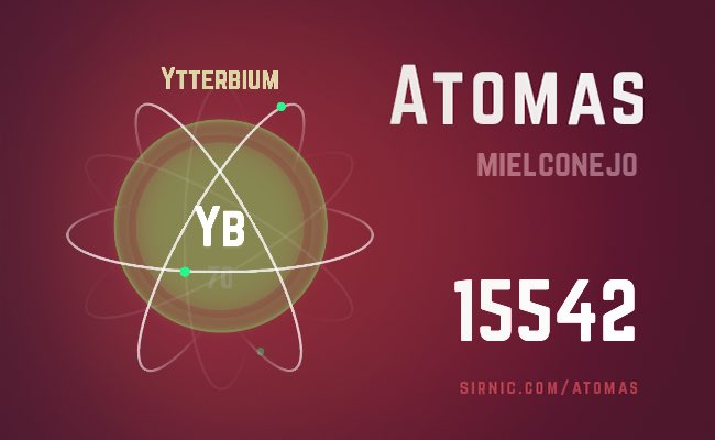 conejitud's tweet photo. Llegué a Ytterbium. 😭 #atomas https://t.co/Wlhr683l5G