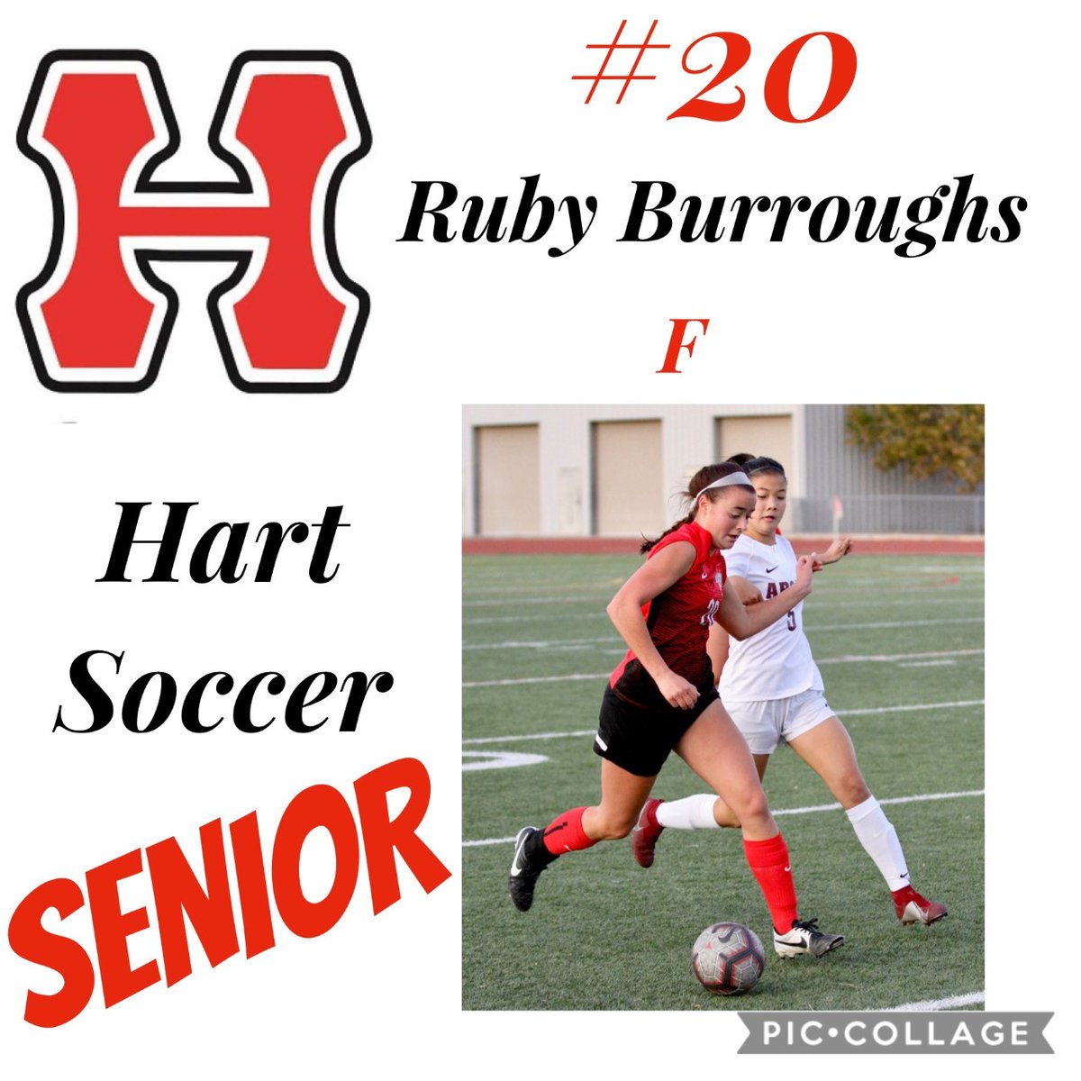 soccer_hart's tweet image. Today we honoring one more senior.
Congratulations to Ruby Burroughs!! 
We are very proud of you! 
@ruby_burroughs @HartHigh @TheTribeHHS