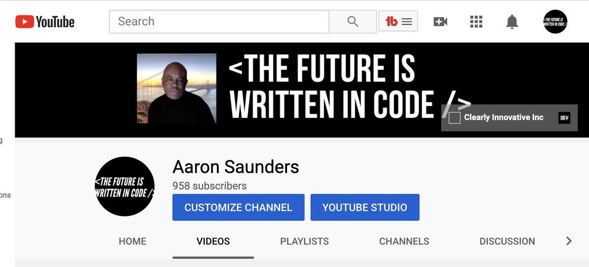aaronksaunders's tweet photo. Closing in goal get to 1K subscribers. Pushing videos and blogs twice a week.. with all source code, no mailing list req, just trying to help others #LearnToCode and #BuildSomethingAmazing
https://t.co/1Ou7K2JStQ
#diversity #inclusion #tech #javascript @Ionicframework https://t.co/trsrzXkMiZ