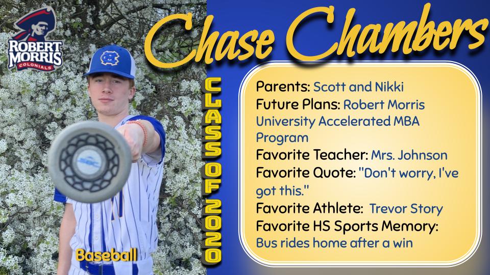 The Canon-McMillan Athletic Department would like to recognize our Senior Athletes from the Class of 2020. Today's Spotlight Athlete is: Chase Chambers!
Go Big Macs! Wishing you the Best!#PIAAtogether #CanonCrazies