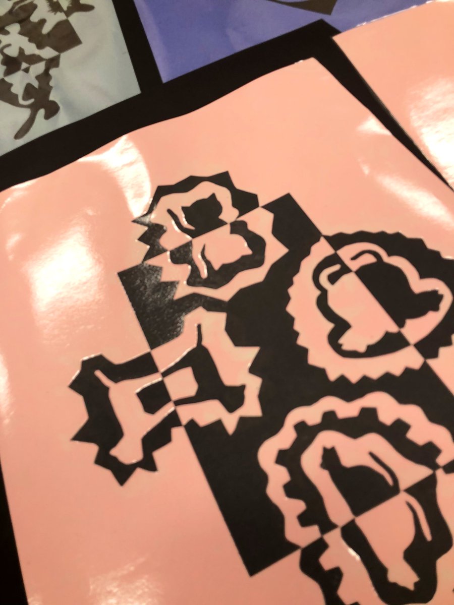 KerrCometsArt's tweet photo. More work from last week when I was taking down artwork to send home with all of our @KerrComets artist. What a talented group of kids I get to teach. This is artwork from our 6th Grade group. #notandesign @AisdElemArt https://t.co/CNqzPl3WVc