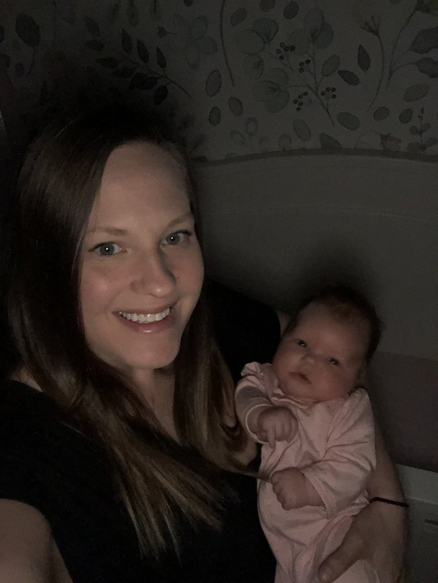 AimeeLynnMerkel's tweet photo. Hey, @johnkrasinski ! This is Mila—she’s almost 8 weeks old. Her and her Mommy watch @somegoodnews every week during late night feedings. Thankful for the joy that good news brings while we #StayAtHome #SGN  ❤️ https://t.co/sJblczCAEq