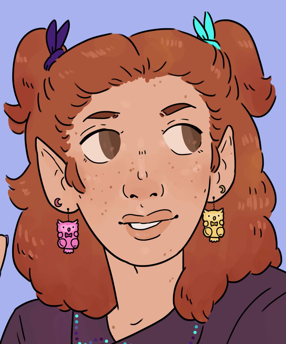 zestoflemon's tweet photo. seven maidens week day 5: penny luckstone 💙 #SevenMaidensWeek #fantasyhigh @D20Weeks @dimension20show https://t.co/uKiygyI2OE
